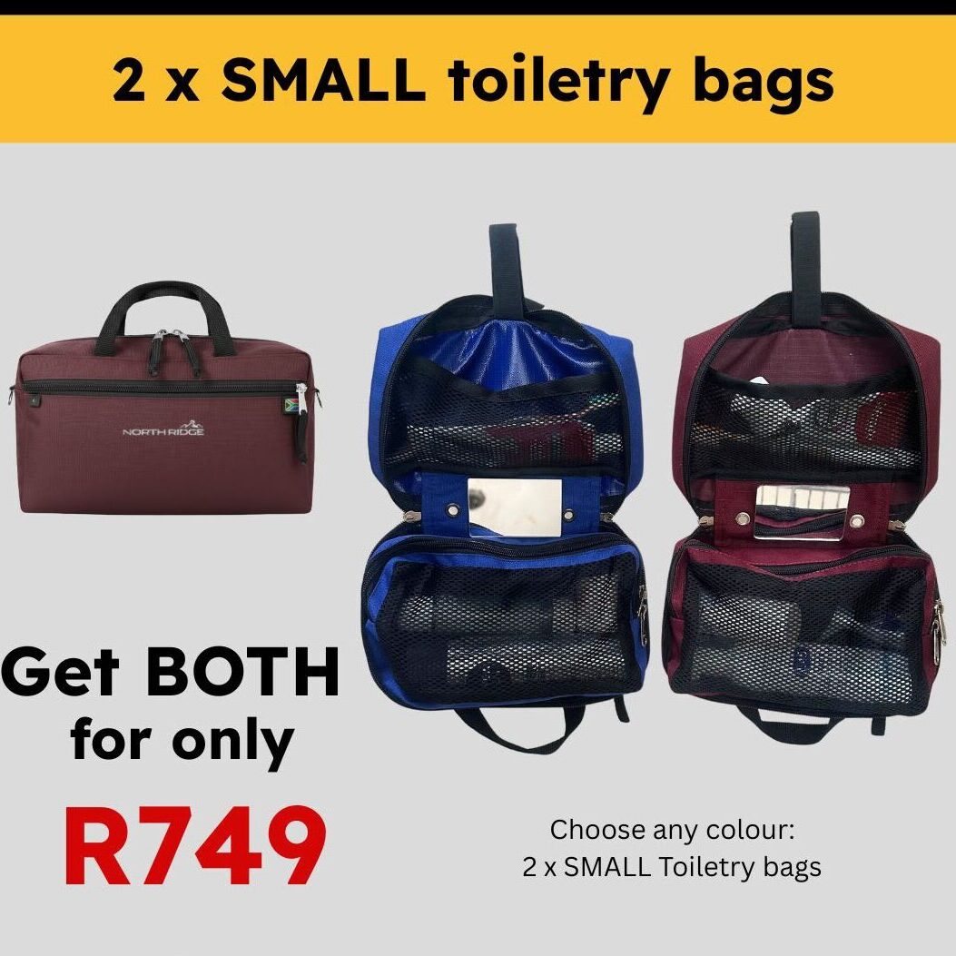 Small Toiletry Bags x 2